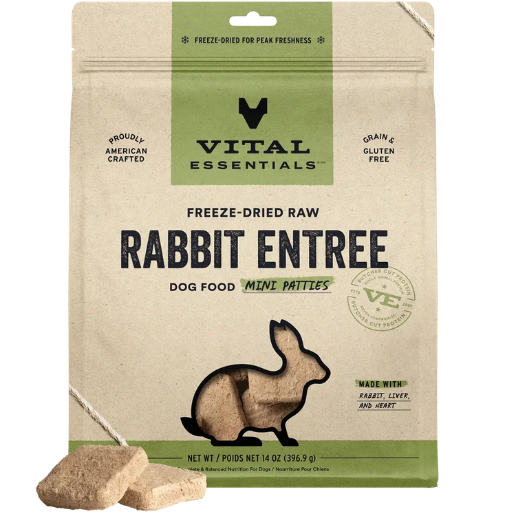 Vital Essentials - FDR Rabbit Entree - Woofur Natural Pet Products