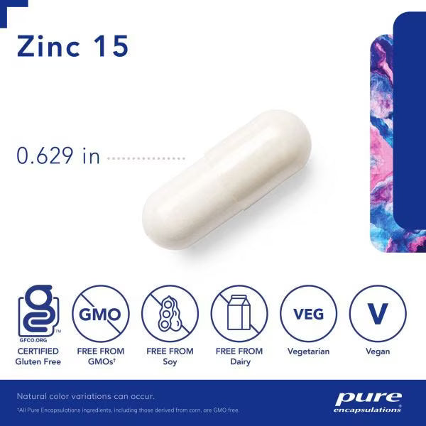 Pure Encapsulations -  Zinc 15