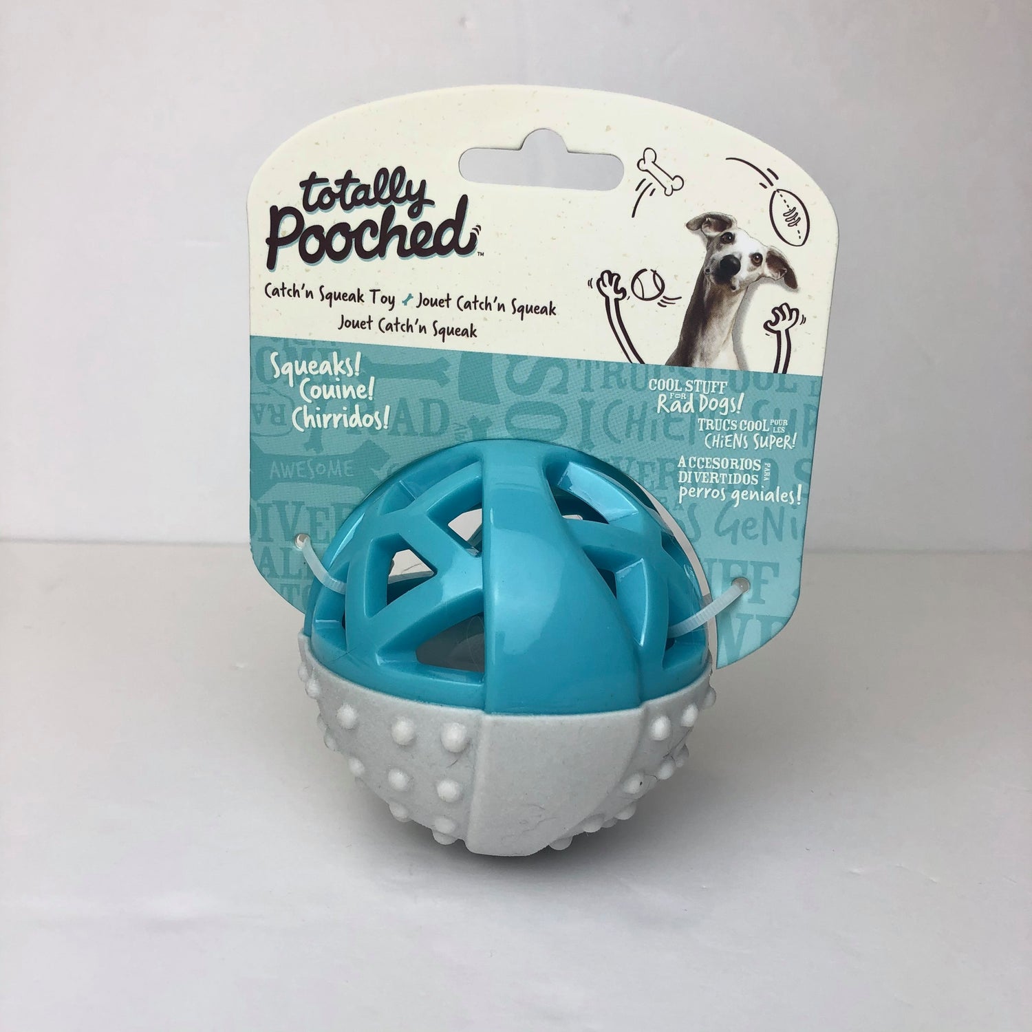 Totally Pooched - Catch Squeak Ball Toy