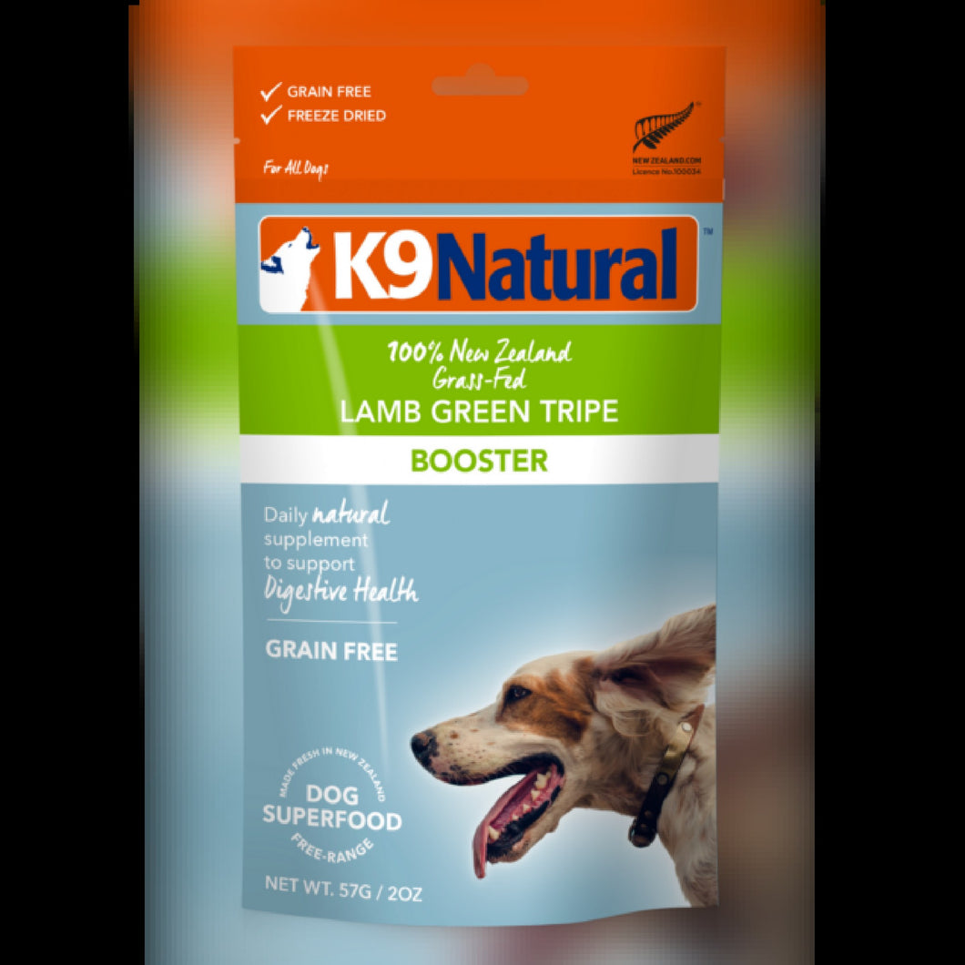 K9 NATURAL TOPPER - LAMB GREEN TRIPE - Woofur Natural Pet Products