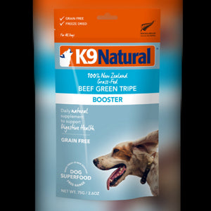 K9 NATURAL TOPPER - BEEF GREEN TRIPE - Woofur Natural Pet Products