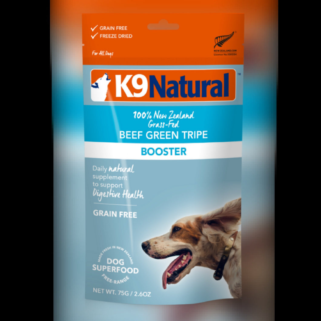 K9 NATURAL TOPPER - BEEF GREEN TRIPE - Woofur Natural Pet Products