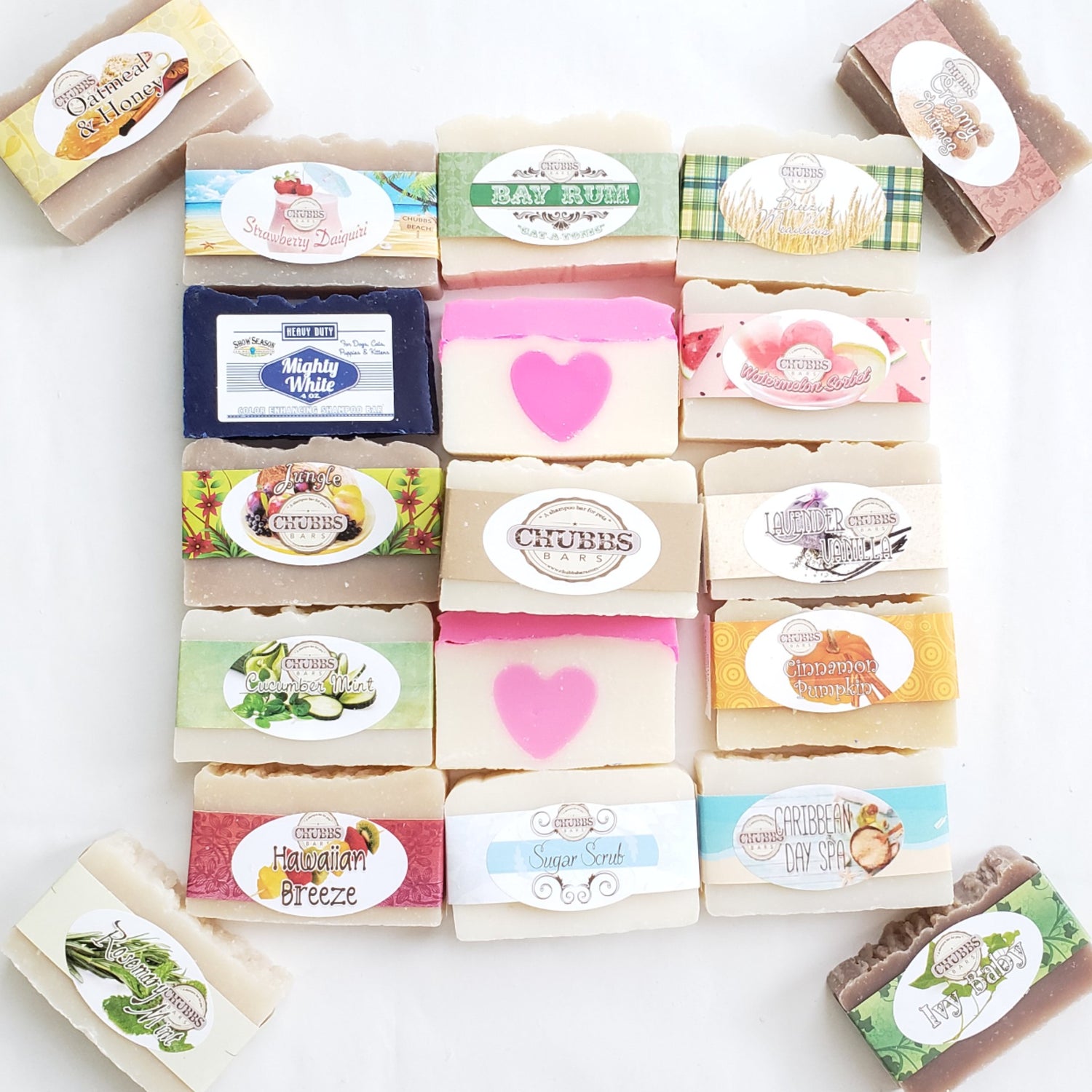 Chubbs Bars - 20 Bar Variety Pack - Woofur Natural Pet Products
