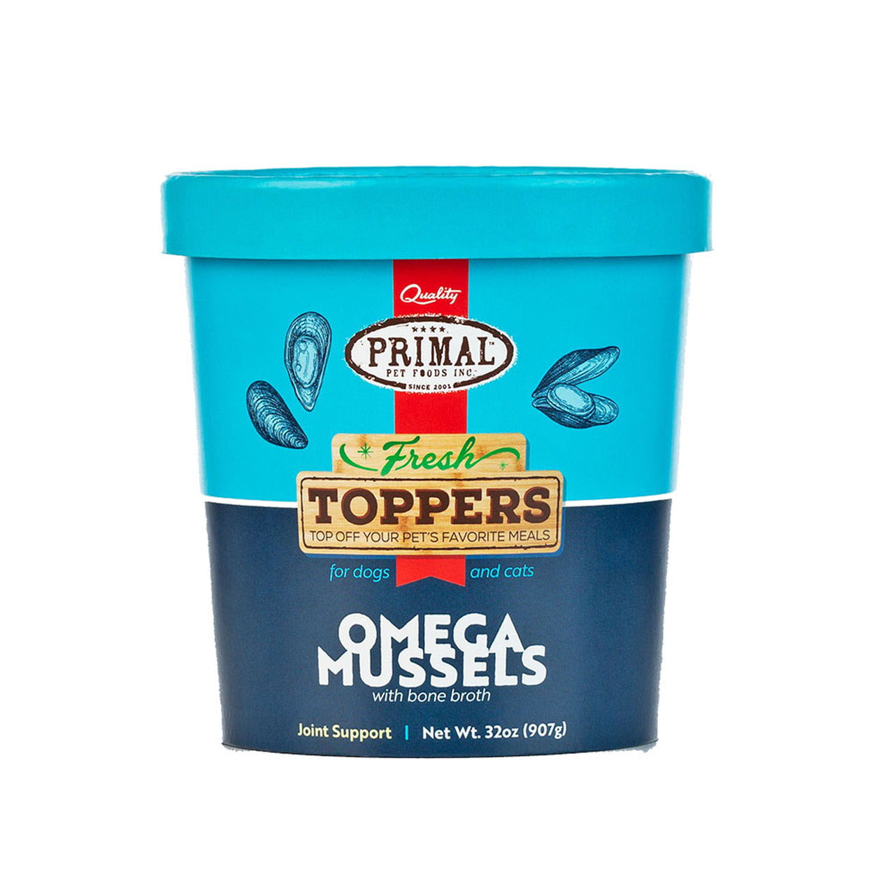 Primal Frozen - EDIBLE ELIXIR: OMEGA MUSSEL MÉLANGE - Woofur Natural Pet Products