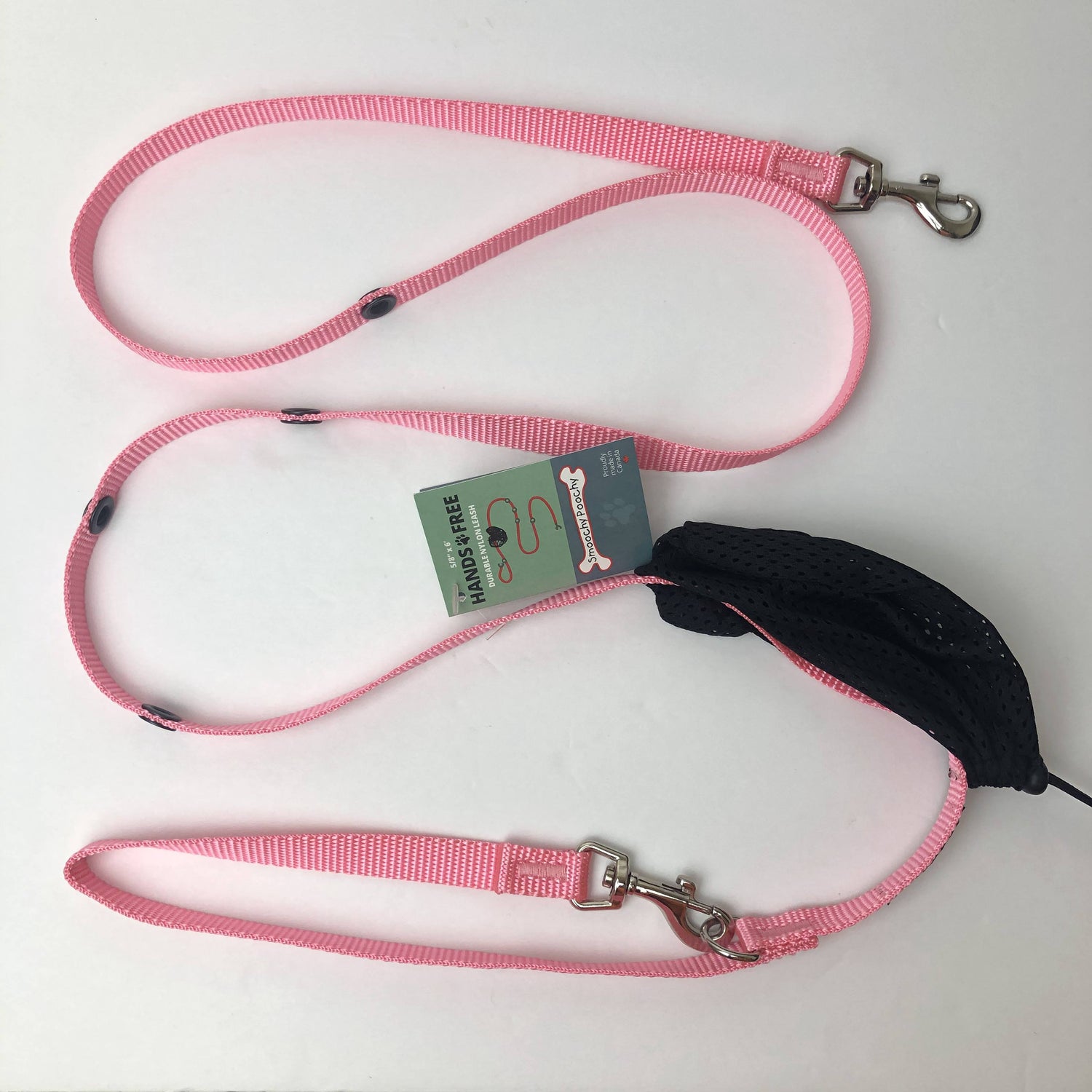 Smoochy Poochy - 5/8" x 6 ft. Hands Free Leash