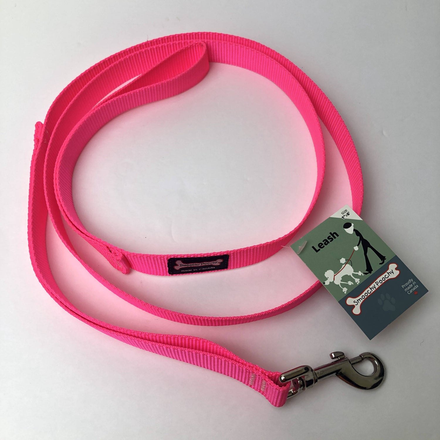 Smoochy Poochy - 5/8" x 6 ft. Standard Nylon Leash