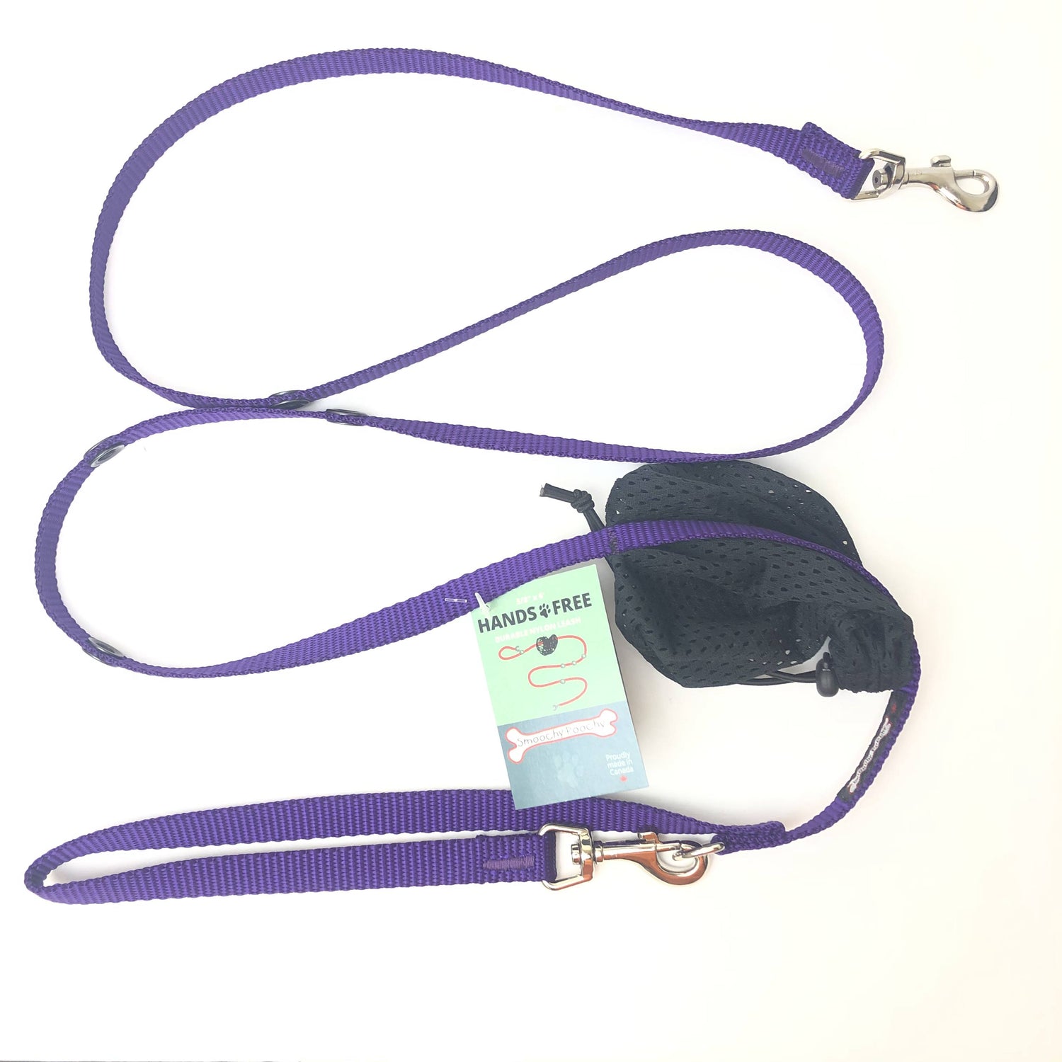 Smoochy Poochy - 5/8" x 6 ft. Hands Free Leash
