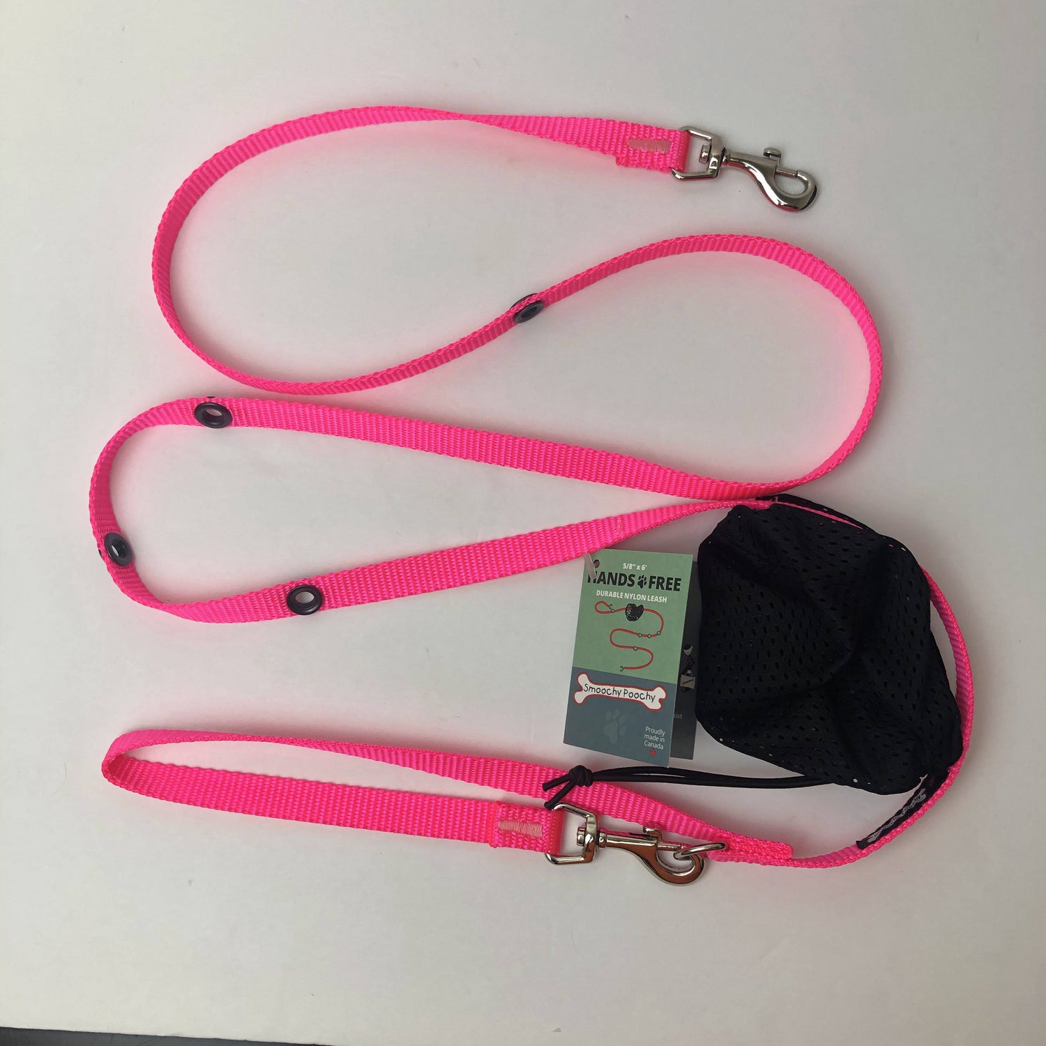 Smoochy Poochy - 5/8" x 6 ft. Hands Free Leash