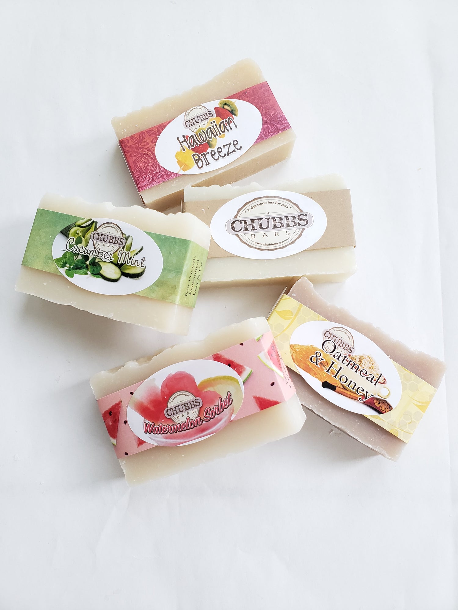 Chubbs Bars -  5 Bar Variety Pack - Woofur Natural Pet Products