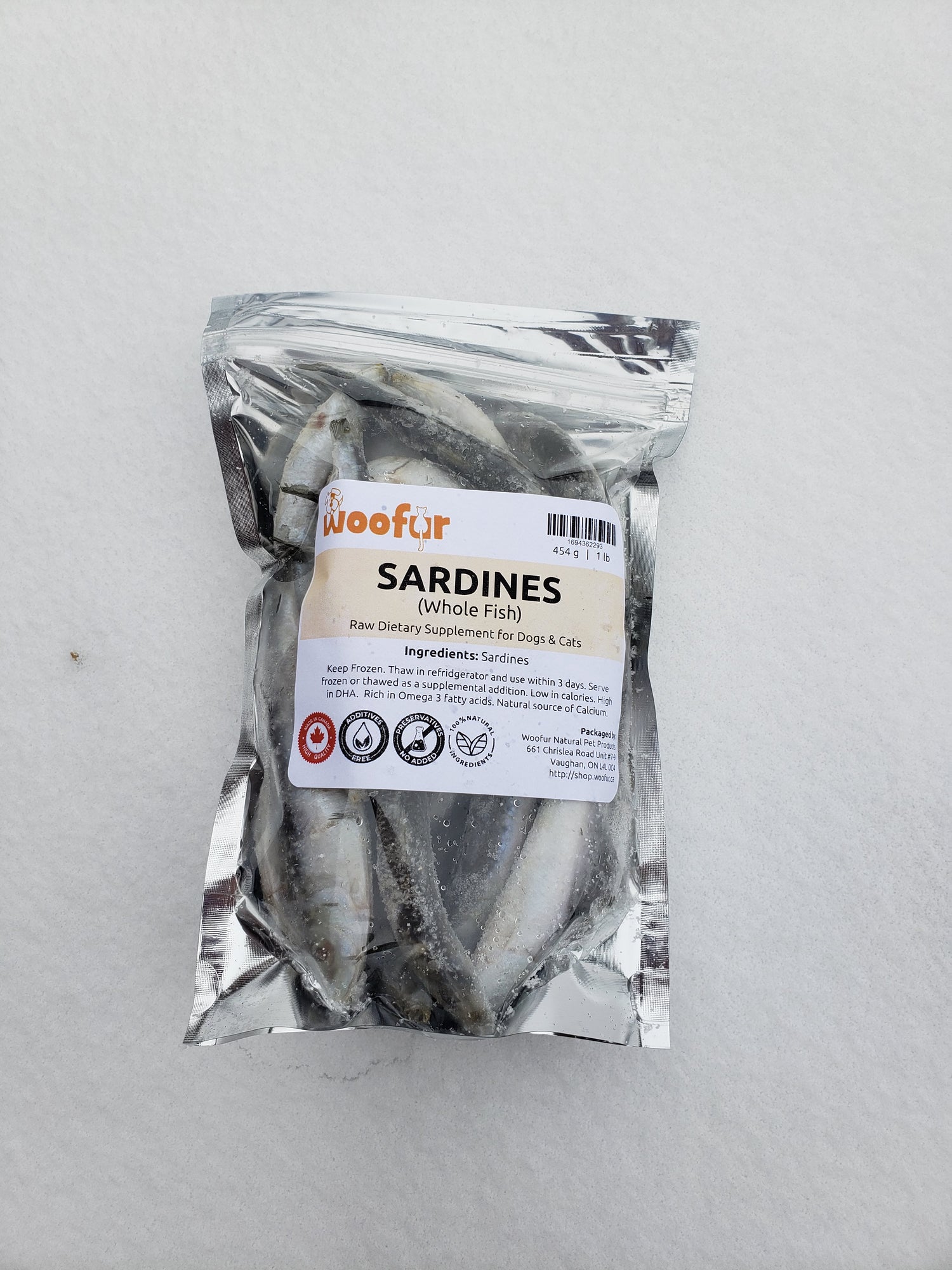 NuWoof - Frozen Sardines