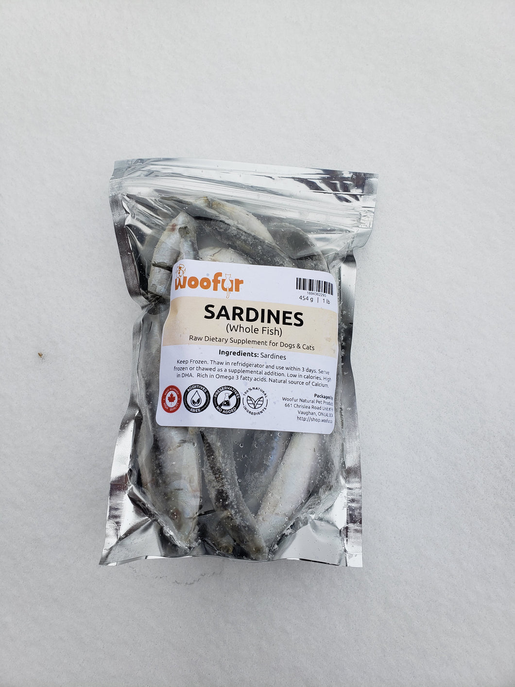 Woofur - Frozen Sardines