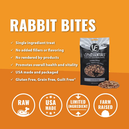 Vital Essential - Rabbit Bites Freeze-Dried Treats 2oz.
