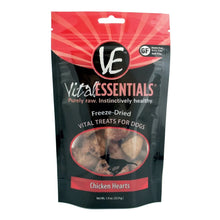 Load image into Gallery viewer, Vital Essential - Chicken Hearts Freeze-Dried Treats 1.9oz
