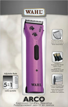 Load image into Gallery viewer, WAHL - Arco SE Cordless Clipper - Purple with Paws