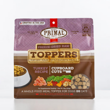 Load image into Gallery viewer, PRIMAL Turkey Cupboard Cuts Topper Dog