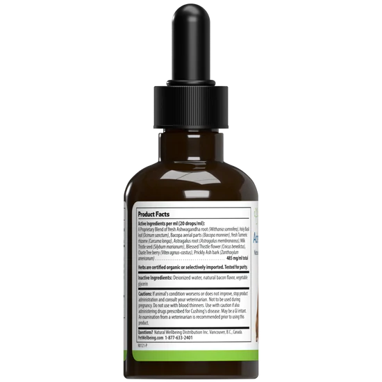 Pet Wellbeing - Adrenal Harmony Gold - for Dog Cushing's - 2oz
