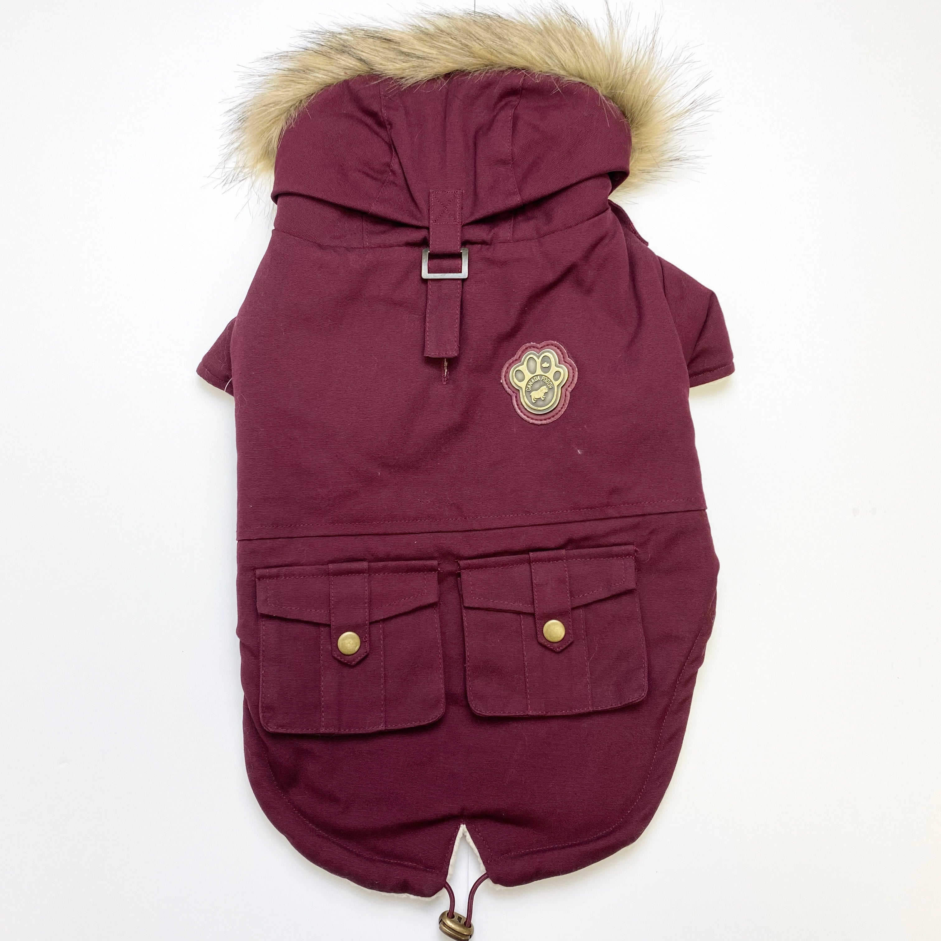 Parka maroon on sale