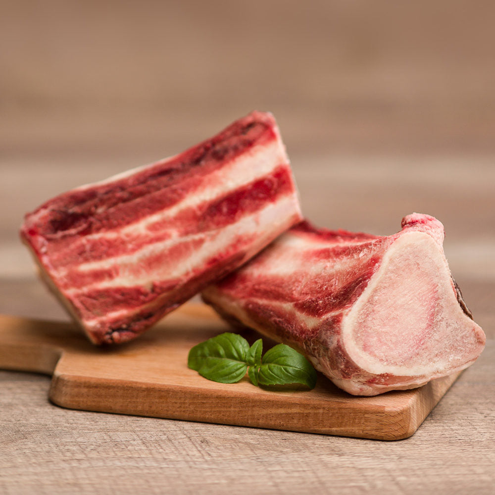 BCR - BEEF MARROW RAW BONE - Large 2lbs - Woofur Natural Pet Products
