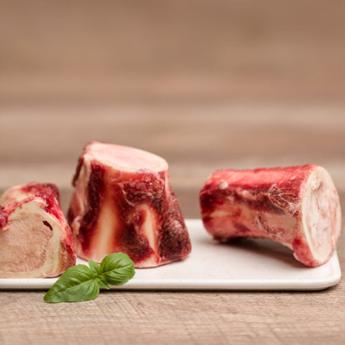 BCR - BEEF MARROW RAW BONE - Med 2lbs - Woofur Natural Pet Products