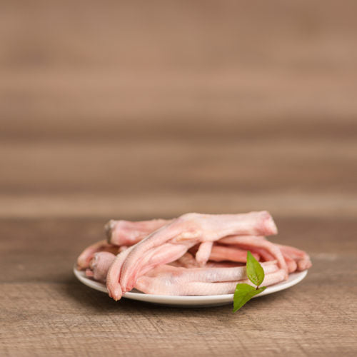 BCR - DUCK FEET RAW BONE - 1lbs - Woofur Natural Pet Products