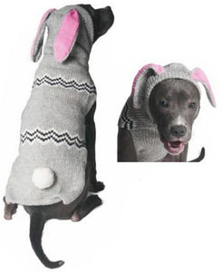 Chilly Dog - Bunny Hoodie Dog Sweater