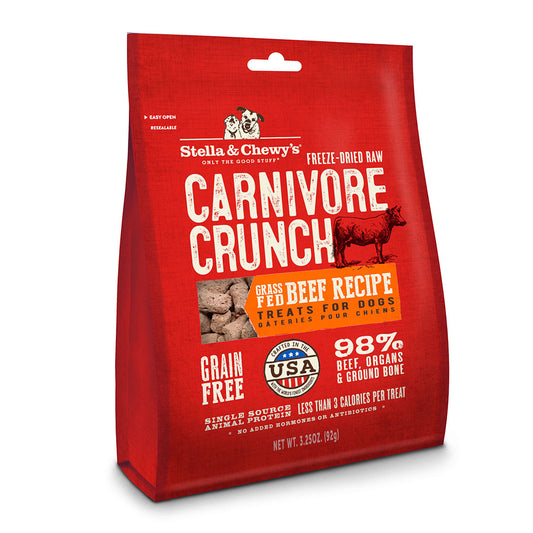 Stella & Chewy's - Carnivore Crunch Beef Treats - Chubbs Bars, Treats - pet shampoo, Woofur - Chubbs Bars Company, Woofur Natural Pet Products - Chubbs Bars Canada