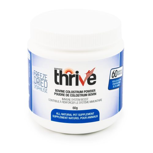 THRIVE - BOVINE COLOSTRUM POWDER - Chubbs Bars, Supplements - pet shampoo, Woofur - Chubbs Bars Company, Woofur Natural Pet Products - Chubbs Bars Canada