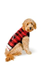 Chilly Dog - Buffalo Plaid Wool Dog Sweater