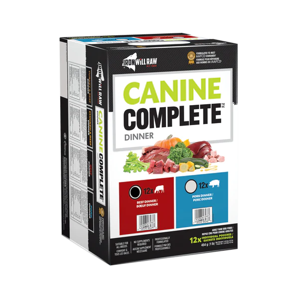 IRON WILL RAW - CANINE COMPLETE: BEEF DINNER