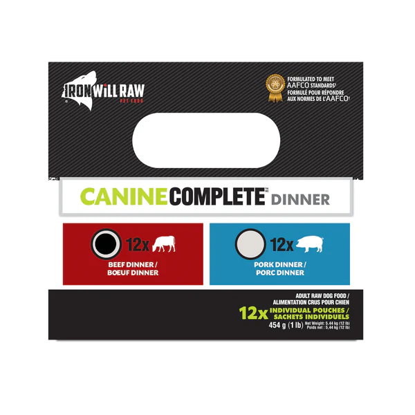 IRON WILL RAW - CANINE COMPLETE: BEEF DINNER