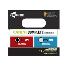 Load image into Gallery viewer, IRON WILL RAW - CANINE COMPLETE: BEEF DINNER