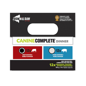 IRON WILL RAW - CANINE COMPLETE: BEEF DINNER