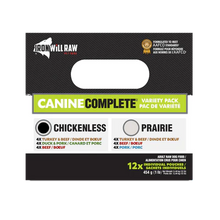 Load image into Gallery viewer, IRON WILL RAW - CANINE COMPLETE: CHICKENLESS VARIETY PACK 12lb