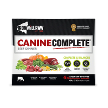 Load image into Gallery viewer, IRON WILL RAW - CANINE COMPLETE: BEEF DINNER