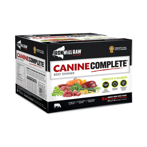 IRON WILL RAW - CANINE COMPLETE: BEEF DINNER