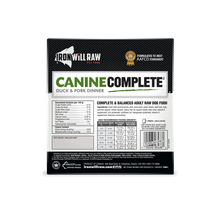 Load image into Gallery viewer, IRON WILL RAW - CANINE COMPLETE: DUCK &amp; PORK
