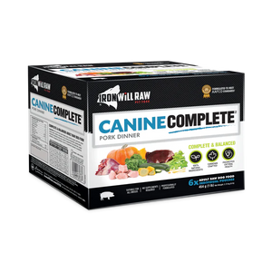 IRON WILL RAW - CANINE COMPLETE: PORK DINNER