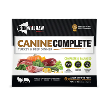 Load image into Gallery viewer, IRON WILL RAW - CANINE COMPLETE: TURKEY &amp; BEEF DINNER