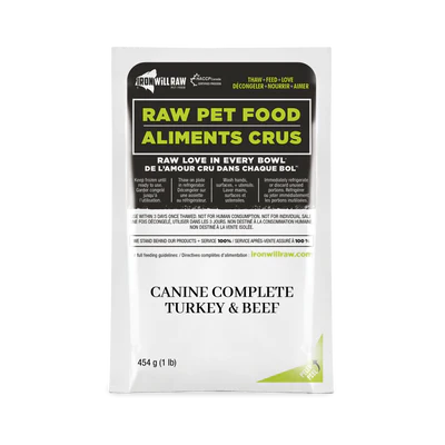 IRON WILL RAW - CANINE COMPLETE: CHICKENLESS VARIETY PACK 12lb