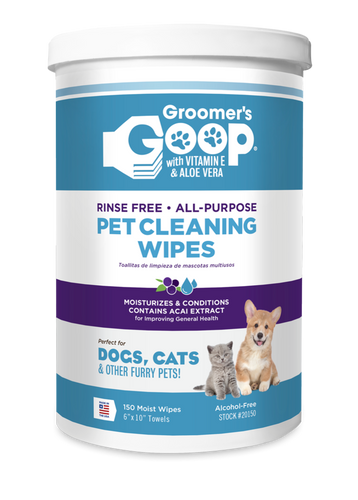 Groomer's Goop - Pet Cleaning Wipes (150 ct)