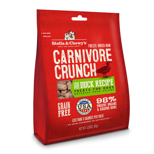 Stella & Chewy's - Carnivore Crunch Duck Treats - Chubbs Bars, Treats - pet shampoo, Woofur - Chubbs Bars Company, Woofur Natural Pet Products - Chubbs Bars Canada