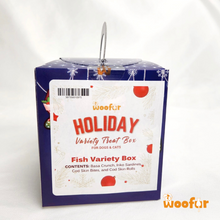 Load image into Gallery viewer, Woofur Holiday Variety Treats Box