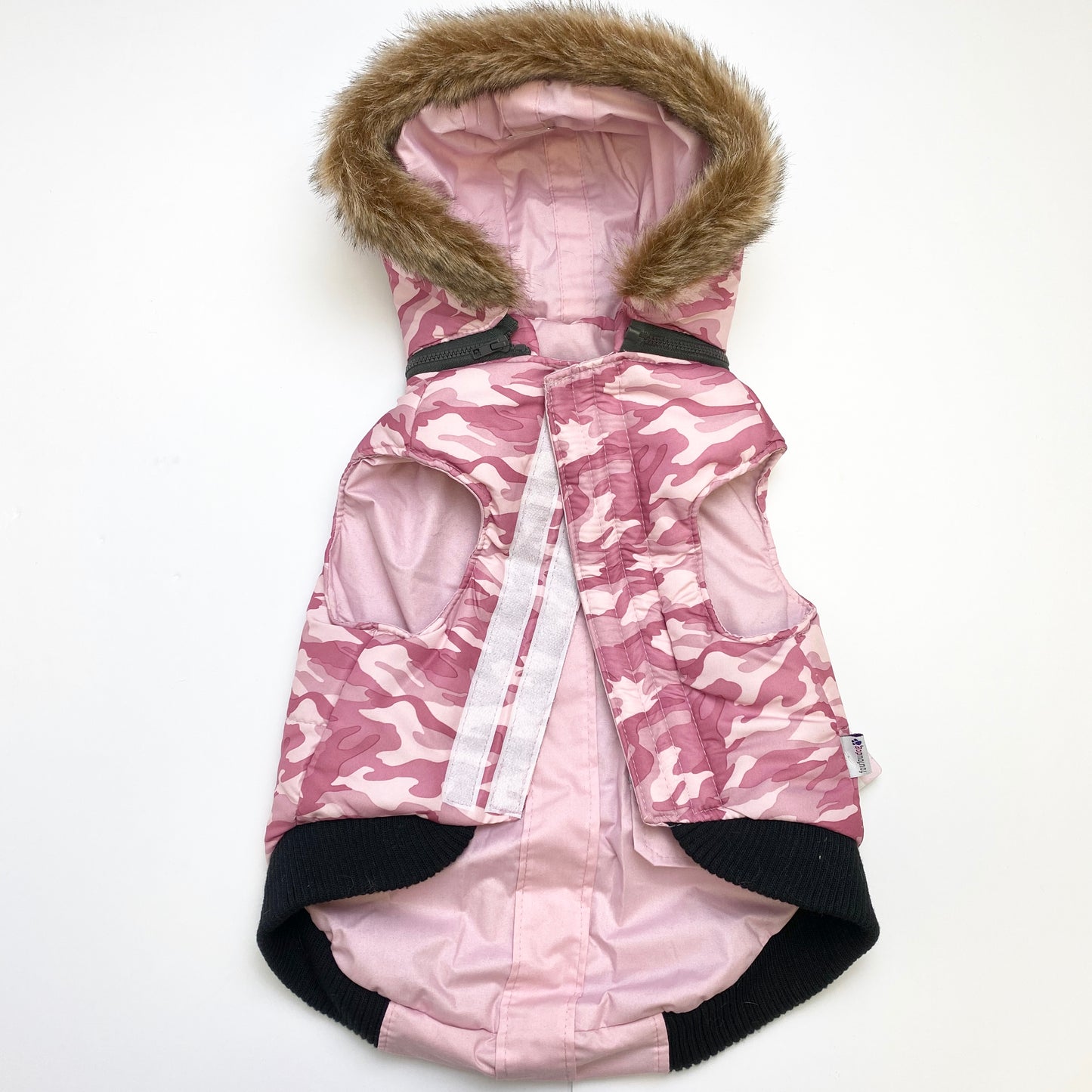 FouFouDog - Pink Camo Reversible Jacket