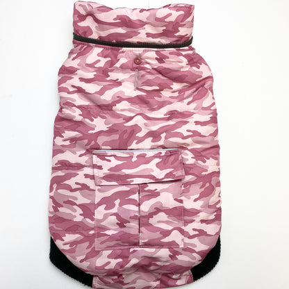 FouFouDog - Pink Camo Reversible Jacket