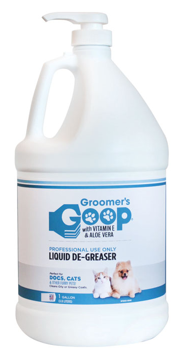 Groomer's Goop Liquid Degreaser - 1 Gallon Bottle with Pump
