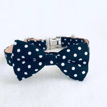 Load image into Gallery viewer, LWD - White on Black Polka Dot Collar - Chubbs Bars,  - pet shampoo, Woofur Natural Pet Products - Chubbs Bars Company, Woofur Natural Pet Products - Chubbs Bars Canada