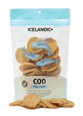 Icelandic+ Treats - Cod Fish Chips - Woofur Natural Pet Products