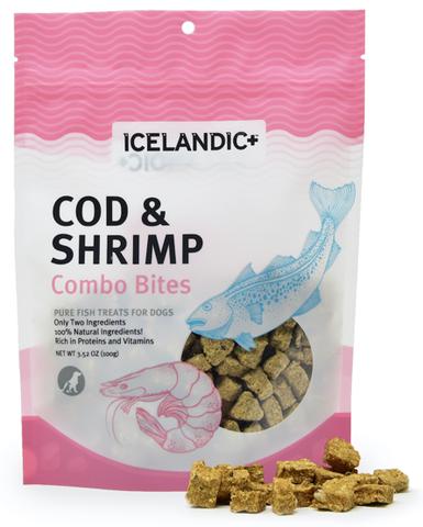 Icelandic+ Treats - Cod & Shrimp - Woofur Natural Pet Products