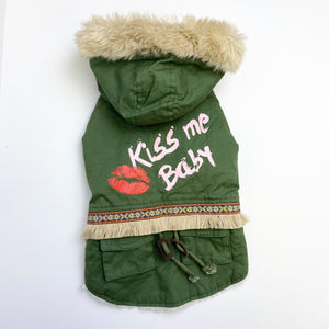IsPet - Green "Kiss Me Baby" Jacket