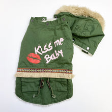 Load image into Gallery viewer, IsPet - Green &quot;Kiss Me Baby&quot; Jacket